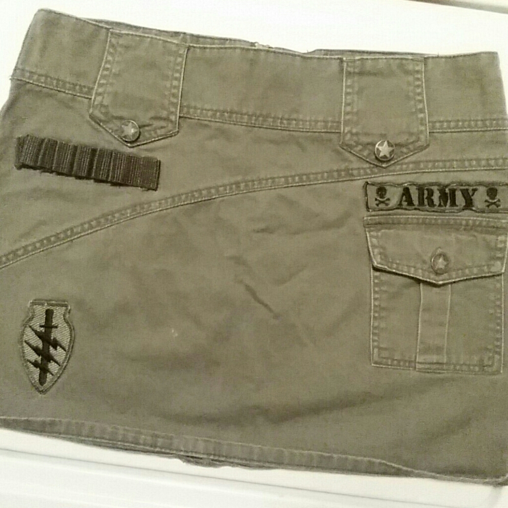 Army style skirt